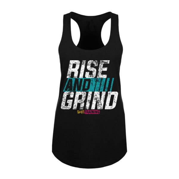 RISE AND GRIND - WOMEN'S FITTED TANK - $4FRQ7L$ Thumbnail